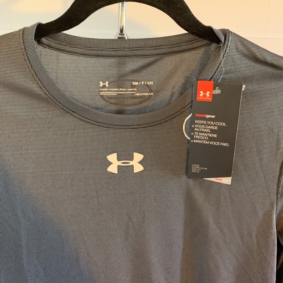 Under Armour Women's Gray 2.0 Short Sleeve,Size XL - Picture 2 of 4